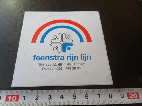 stickers Arnhem Feenstra Rijn Lijn, Verzamelen, Stickers, Zo goed als nieuw, Overige typen, Ophalen