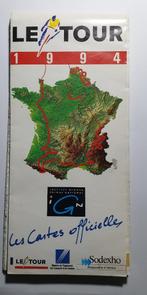 Originele Tour de France Kaart 1994 (met start in Engeland), Ophalen of Verzenden, Zo goed als nieuw, Overige typen