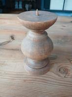 Sober houten kandelaar., Ophalen of Verzenden, Zo goed als nieuw, Hout, Minder dan 25 cm