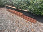 Partij Azobe hardhouten palen / regels / planken (45 x70 mm), Tuin en Terras, Palen, Balken en Planken, Palen, Ophalen of Verzenden
