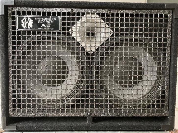 SWR GOLIATH JUNIOR III Bassbox, 2x 10" incl flightcase, Muziek en Instrumenten, Versterkers | Bas en Gitaar, Gebruikt, Basgitaar