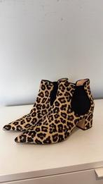 Zara ponyhaar leren laarzen 40, Ophalen of Verzenden, Zo goed als nieuw, Zwart, Hoge laarzen