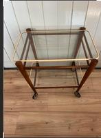 Vintage Serveerwagen Coja Culemborg, Gebruikt, 55 tot 75 cm, Glas, Rechthoekig