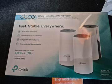 Nieuwe TP-Link Deco m4 AC1200 - 3 wifi boosters beschikbaar voor biedingen