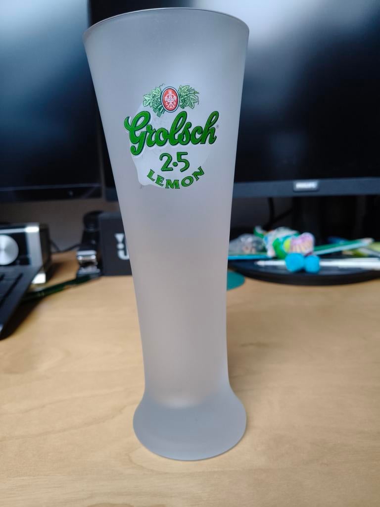 Grolsch 2.5 Lemon Bierglas, Ophalen, Glas of Glazen, Overige stijlen, Glas