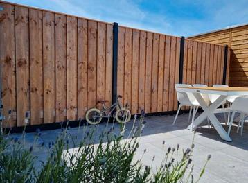Hout beton schutting vanaf €100 per meter. beschikbaar voor biedingen