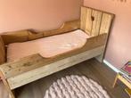 Peuterbed Steigerhout, Kinderen en Baby's, Kinderkamer | Bedden, Ophalen, 70 tot 85 cm, 140 tot 160 cm, Zo goed als nieuw