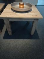 2x Massief houten salontafel 600x600, Ophalen, 50 tot 100 cm, Vierkant, 50 tot 100 cm