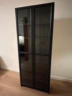 Ikea billy zwart - vitrinekast, Ophalen, 200 cm of meer, 50 tot 100 cm, Zo goed als nieuw
