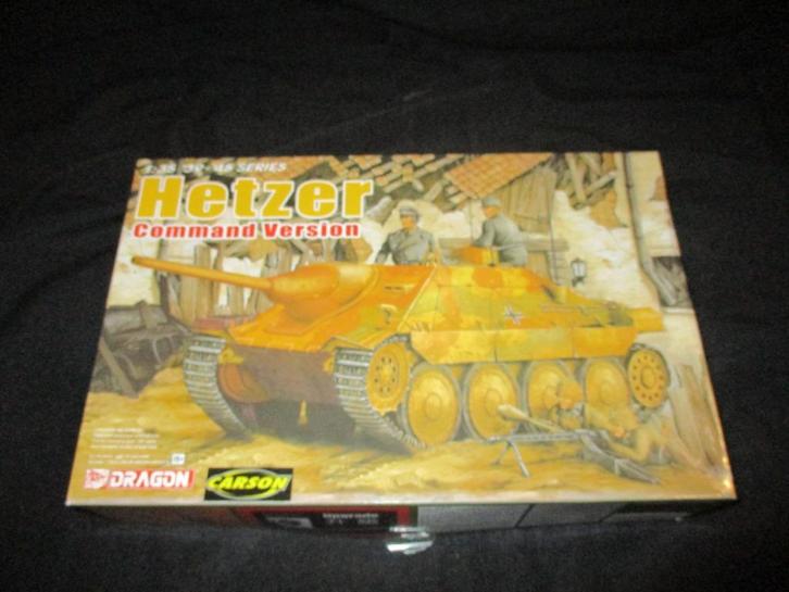 H-520,DRAGON 1-35,NO,6993,Jagdpanzer 38 (t) "Hetzer", Hobby en Vrije tijd, Modelbouw | Auto's en Voertuigen, Nieuw, Tank, 1:32 tot 1:50