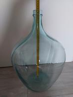 Grote Glazen Fles / Ballonfles / gistfles, Huis en Inrichting, Woonaccessoires | Vazen, Ophalen, Blauw, 75 cm of meer, Glas