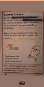 Klimbos Paasloo 20% korting, Eén persoon, Kortingsbon