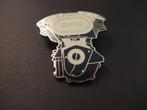 Harley- Davidson motorblok model 1200, emaille pin, Verzenden, Gebruikt, Overige onderwerpen