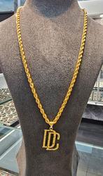 Prachtige 18karaat DC Hanger met mooie ropchain, Ophalen of Verzenden, Nieuw, Goud, Goud
