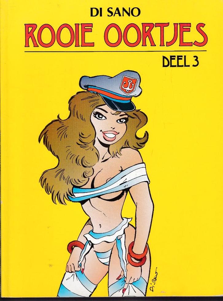 Di Sano; Rooie oortjes  nrs 3-4-5-7--10-13-17-21, Boeken, Stripboeken, Zo goed als nieuw, Meerdere stripboeken, Ophalen of Verzenden