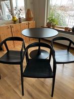 Eetkamerstoel Lasse van Karwei - Set van 3, Ophalen, Drie, Zwart, Zo goed als nieuw