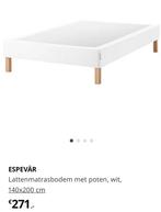 Ikea bed 140 x. 200 incl lattenbodem en matras, nieuw, Nieuw, Ophalen of Verzenden, 140 cm, Wit