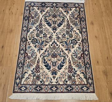 Vintage handgeknoopt perzisch tapijt nain 9la 135x88 beschikbaar voor biedingen