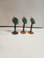 antieke houten displaystandaarden voor zakhorloge, Ophalen of Verzenden