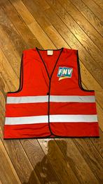 Reflecterend Veiligheidsvest Rood met FNV logo, Ophalen of Verzenden, Gebruikt