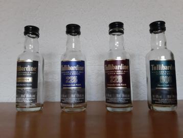 miniatuur flesjes drank Tullibardine (leeg) beschikbaar voor biedingen
