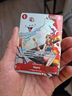 Nami  OP01-016 - One Piece Kaart, Ophalen of Verzenden, Zo goed als nieuw, Losse kaart, Foil
