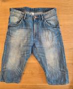 Jeansshort over de knie, mt 170 H&M, Ophalen of Verzenden, Jongen, Broek