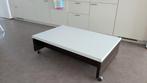 Witte strak moderne salontafel, Huis en Inrichting, Ophalen, 100 tot 150 cm, 50 tot 100 cm, Zo goed als nieuw