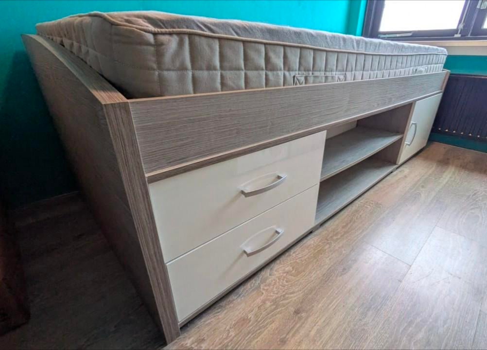 Kajuit bed, Ophalen, 85 tot 100 cm, Gebruikt, Lattenbodem