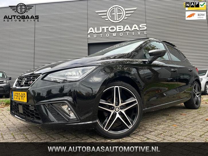 Seat Ibiza 1.0 TSI FR Limited NL-AUTO+NAP+PANORAMADAK+FULL L, Auto's, Seat, Bedrijf, Te koop, Ibiza, ABS, Achteruitrijcamera, Adaptive Cruise Control