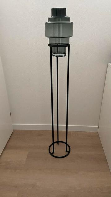 Zwart Rookglas Vazen Set - Modern Design beschikbaar voor biedingen