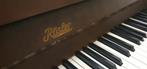 Rősler piano met mooie klank, bruin, Muziek en Instrumenten, Piano's, Ophalen, Gebruikt, Bruin