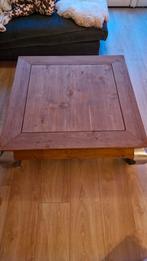 Vierkante salontafel massief hout, Ophalen