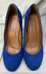 Pumps, blauw daim/leder, merk 2 bizzy, maat 38, Kleding | Dames, Ophalen, Pumps, Blauw, Zo goed als nieuw