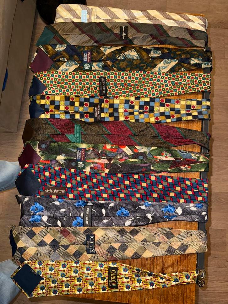 Vintage Stropdassen Collectie, Kleding | Heren, Stropdassen, Gedragen, Met patroon, Overige kleuren, Ophalen of Verzenden