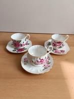 3 Engelse kop en schotels Royal Windsor, Antiek en Kunst, Antiek | Servies los, Ophalen of Verzenden