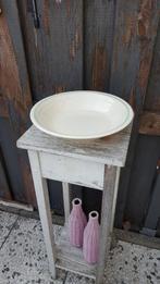 Brocante Lampetset, lampetstel, waterkan en schaal. B2, Antiek en Kunst, Antiek | Keramiek en Aardewerk, Ophalen of Verzenden