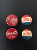 Coca-Cola & Pepsi-Cola Buttons - Vintage Set, Verzamelen, Ophalen of Verzenden, Gebruikt, Gebruiksvoorwerp