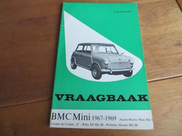 Vraagbaak BMC Mini Mk1, Mini Cooper / S, Riley Elf enz 67-69 beschikbaar voor biedingen