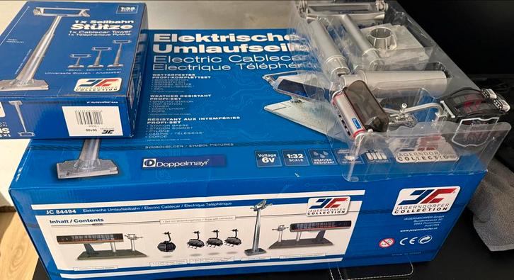 Jaegerndorfer Kabelbaan 84494 - Kerstdorp, Hobby en Vrije tijd, Modelbouw | Auto's en Voertuigen, Nieuw, Overige typen, 1:32 tot 1:50