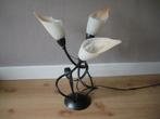hele mooie tafel lamp met 3 leuke  lampjes zgan, Ophalen of Verzenden, Zo goed als nieuw, Minder dan 50 cm