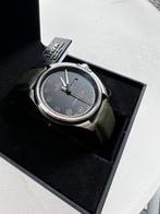 Edox Chronorally S nieuw in Box, Overige merken, Leer, Staal, Polshorloge