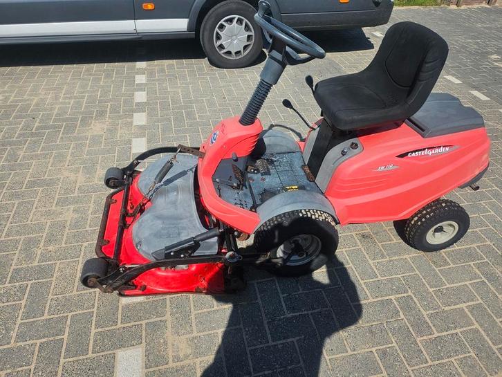 Zitmaaier castelgarden  frontmaaier, Tuin en Terras, Grasmaaiers, Zo goed als nieuw, 50 cm of meer, Ophalen