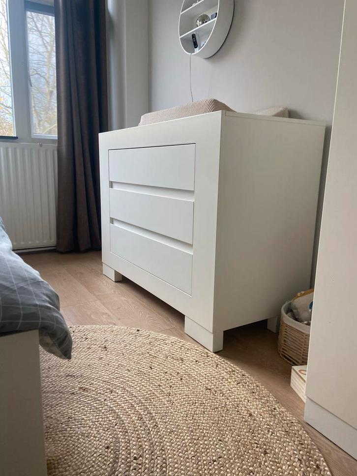 Ledikant & Commode Set - Babykamer Compleet!, Kinderen en Baby's, Kinderkamer | Commodes en Kasten, Gebruikt, Commode, 90 tot 105 cm