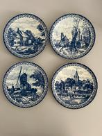 Delfts blauwe borden Chemkefa, De vier seizoenen, Antiek en Kunst, Antiek | Wandborden en Tegels, Ophalen