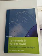 Participatie in het onderwijs - Gijs Verbeek & Petra Ponte, Boom, Zo goed als nieuw, Alpha, HBO