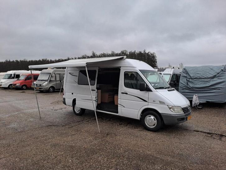 Mercedes sprinter . Buscamper  airco, Caravans en Kamperen, Campers, Particulier, Buscamper of Camperbus, Mercedes-Benz, Ophalen