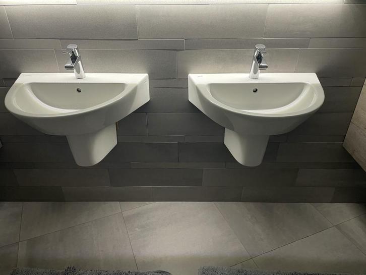 toiletpot + 2 wastafels, Doe-het-zelf en Verbouw, Sanitair, Gebruikt, Overige typen, Steen, Ophalen