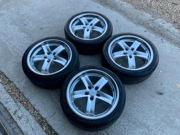 18 inch nieuwe Radius set met goede zomerbanden ! 5x120 beschikbaar voor biedingen