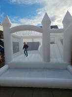 Wit Springkussen te Huur - Perfect voor Kinderfeestjes!, Ophalen, Gebruikt
